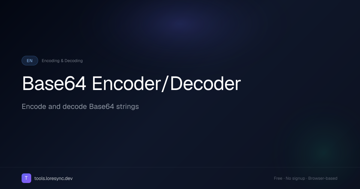 Base64 Encoder & Decoder - Encode & Decode Instantly | base64-tools ...